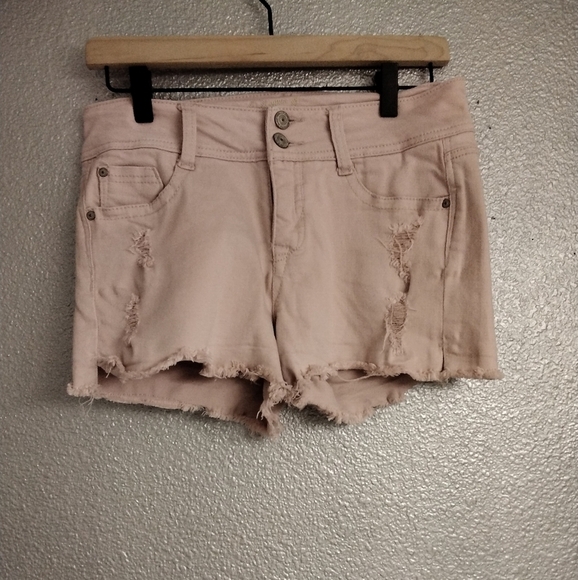 Wallflower Pink Cut Off Jeans    Size 5 - Picture 1 of 5